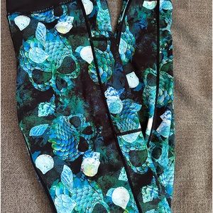 Constantly Varied Gear mermaid skull leggings